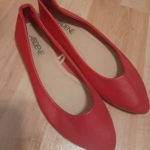 Red Ardene Flats